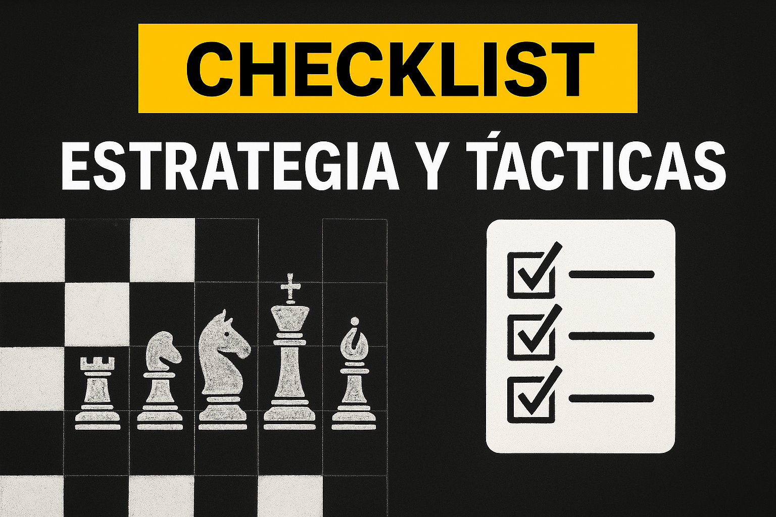 Checklist Estrategia vs Tácticas