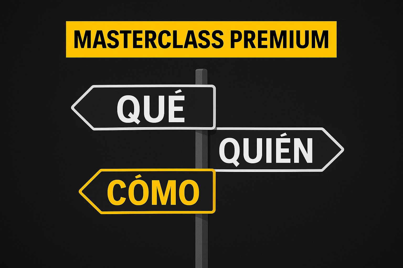 Masterclass premium · Qué, Quién, Cómo