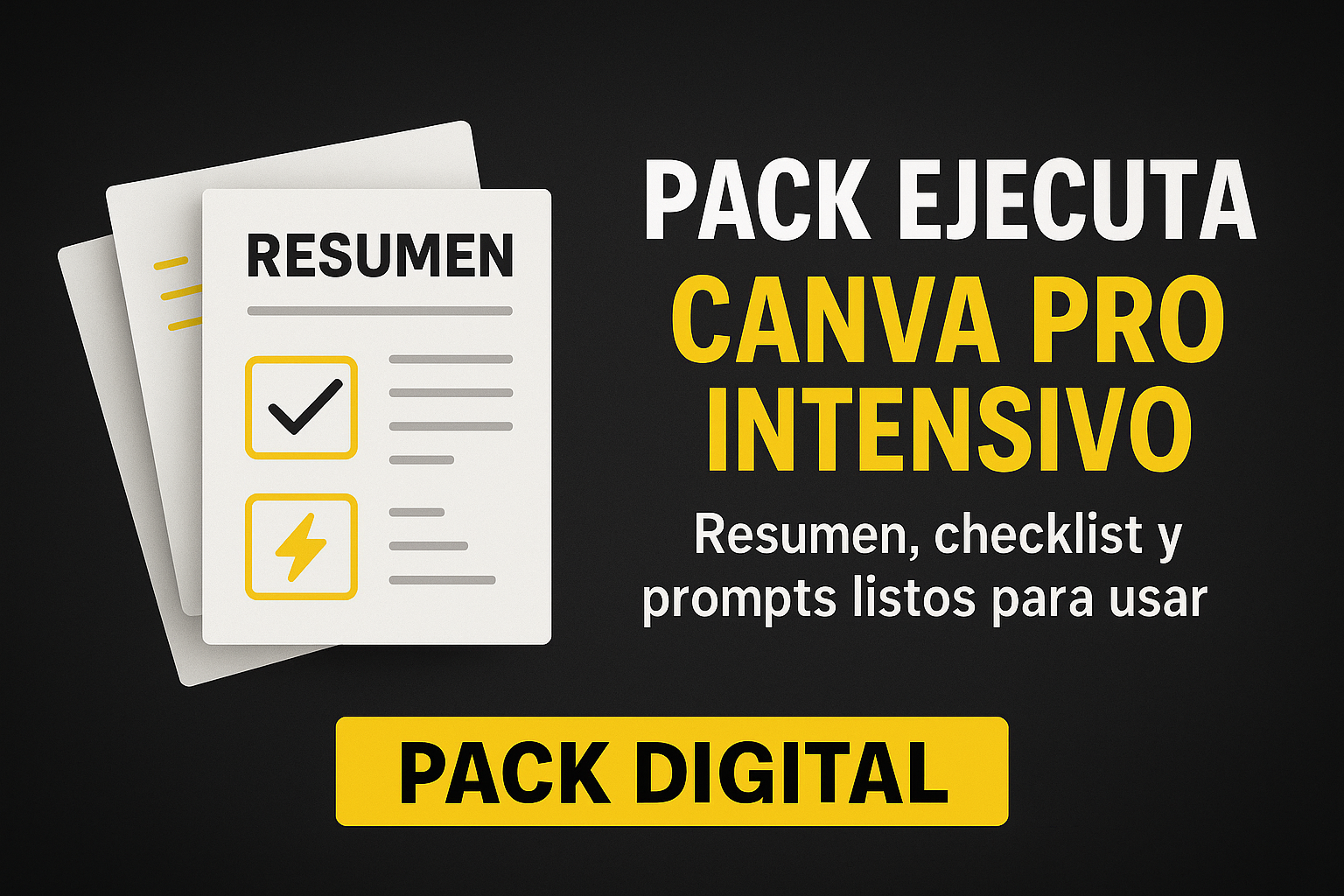 Pack Ejecuta · Canva PRO Intensivo